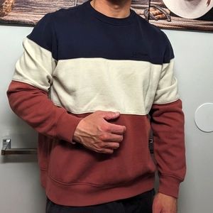 Men L.L Bean Men Color block Sweater Sweatshirt L